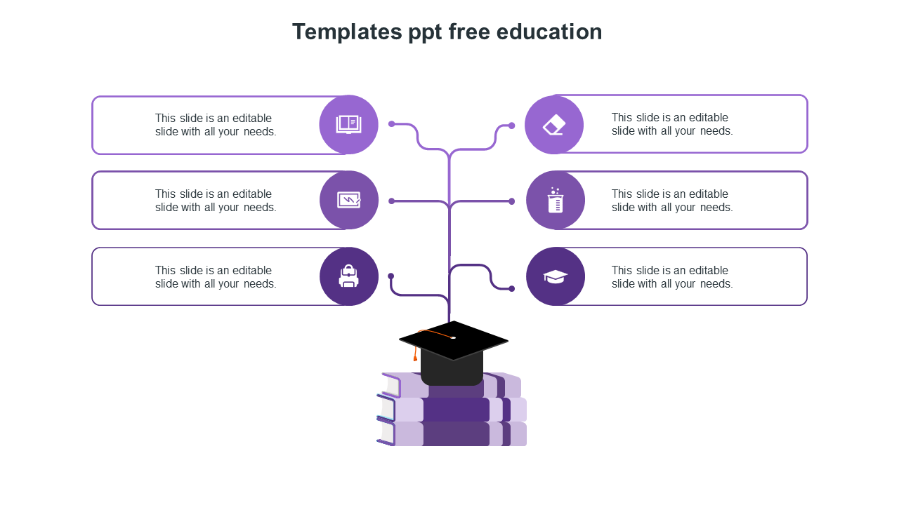 templates ppt free education-purple